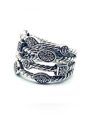 David Yurman Confetti Black Diamond Ring